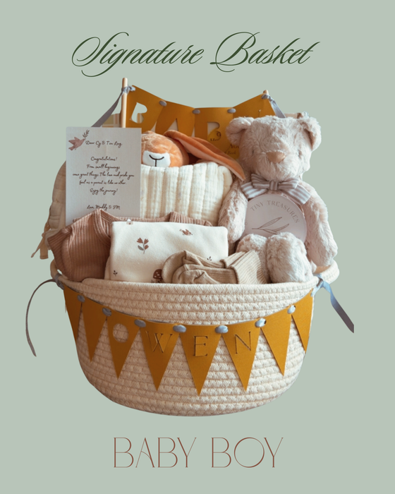 Signature Gift Basket - Baby Boy